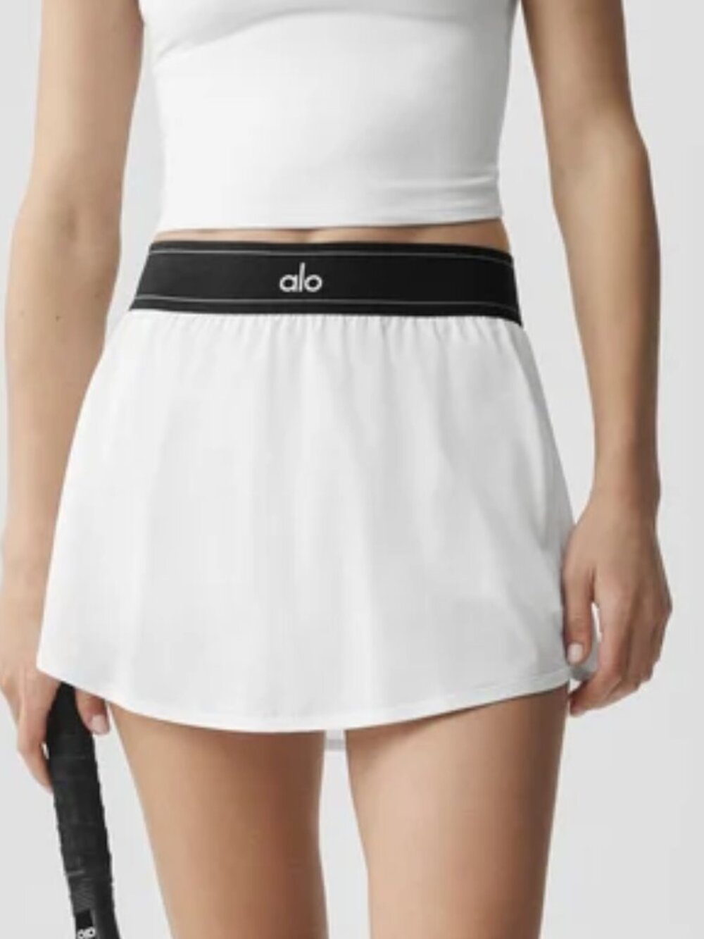 Brand new with tags Alo Yoga🥯Match Point Tennis Skirt White - Picture 2 of 7